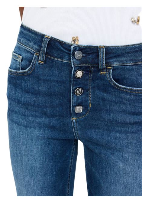 Jeans flare con bottoni gioiello Liu Jo | UF5040D461578539